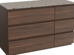 Balmani Lucida badkamermeubel met Stretto wastafelblad voor waskom(men)