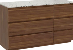 Balmani Lucida badkamermeubel met Stretto wastafelblad voor waskom(men)