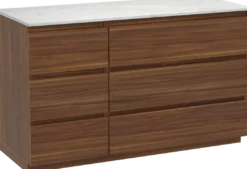 Balmani Lucida badkamermeubel met Stretto wastafelblad voor waskom(men)
