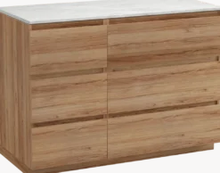 Balmani Lucida badkamermeubel met Stretto wastafelblad voor waskom(men)