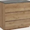 Balmani Lucida badkamermeubel met Stretto wastafelblad voor waskom(men)