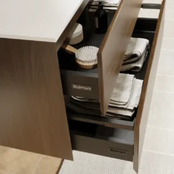 Balmani Mitra badkamermeubel met Stretto wastafelblad voor waskom(men)