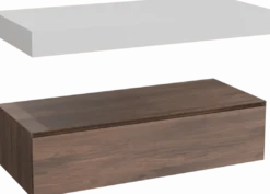 Balmani Mitra Elements badkamermeubel met Dominus wastafelblad voor waskom(men)