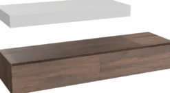 Balmani Mitra Elements badkamermeubel met Dominus wastafelblad voor waskom(men)