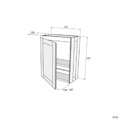 Balmani Mitra toiletmeubel met Facetta tablet