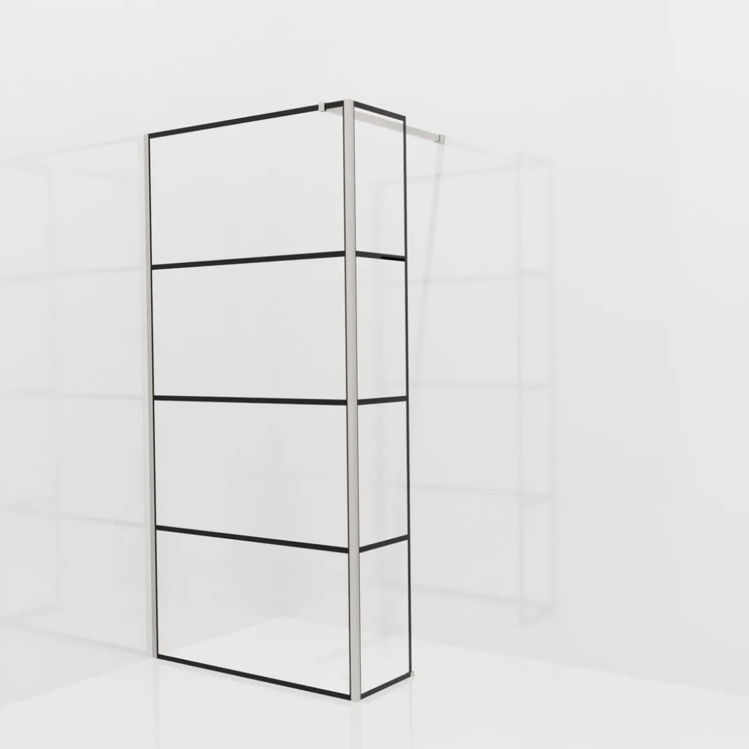 Balmani Modular inloopdouche met vaste zijwand