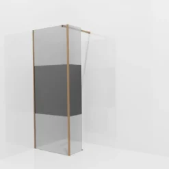 Balmani Modular inloopdouche met vaste zijwand