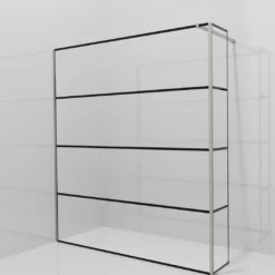 Balmani Modular inloopdouche met vaste zijwand