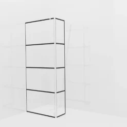 Balmani Modular inloopdouche met vaste zijwand