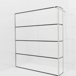 Balmani Modular inloopdouche met vaste zijwand