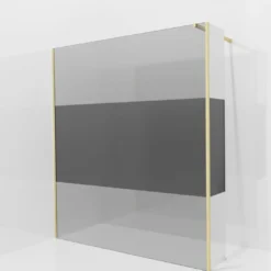Balmani Modular inloopdouche met vaste zijwand