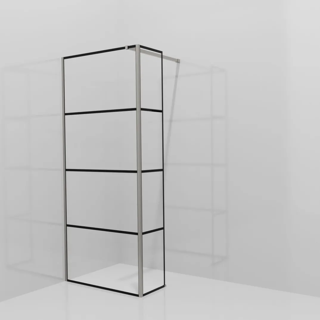 Balmani Modular inloopdouche met vaste zijwand