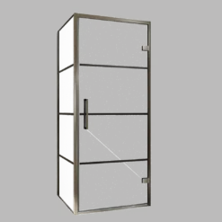 Balmani Senses Design douchecabine met draaideur