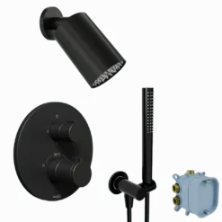Blaufoss Smartbox Round inbouw regendoucheset, inbouwelement inbegrepen