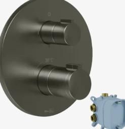 Blaufoss Smartbox Round inbouw regendoucheset, inbouwelement inbegrepen