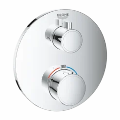 Grohe Grohtherm thermostatische inbouw douchekraan, inbouwelement niet inbegrepen