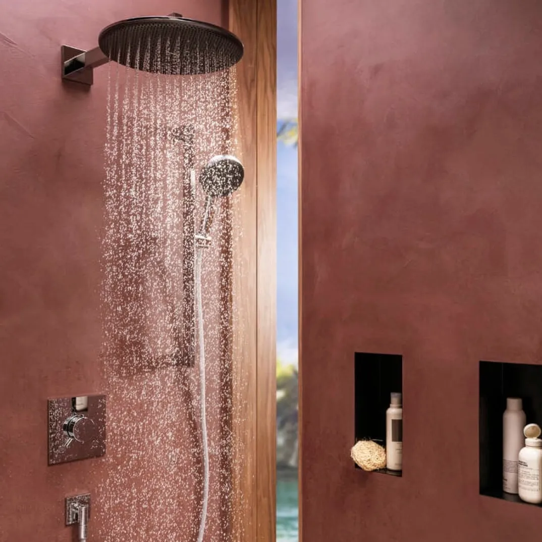 Hansgrohe Ecostat Comfort E thermostatische inbouw douchekraan, inbouwelement niet inbegrepen