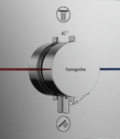 Hansgrohe ShowerSelect Comfort E thermostatische inbouw douchekraan, inbouwelement niet inbegrepen
