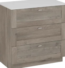 Linie Classo badkamermeubel met Lado wastafelblad voor waskom(men)