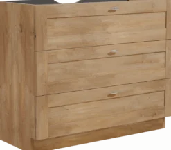 Linie Classo badkamermeubel met Lado wastafelblad voor waskom(men)