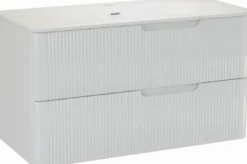 Linie Curvo badkamermeubel met Baro Curvo wastafel