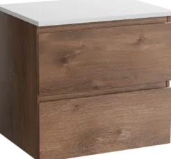 Linie Lado badkamermeubel met Lado wastafelblad voor waskom(men)