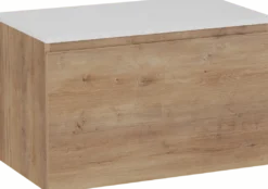Linie Lado badkamermeubel met Lado wastafelblad voor waskom(men)