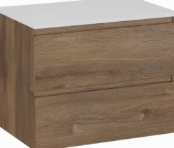 Linie Lado badkamermeubel met Lado wastafelblad voor waskom(men)