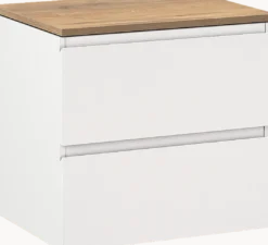 Linie Lado badkamermeubel met Lado wastafelblad voor waskom(men)
