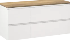 Linie Lado badkamermeubel met Lado wastafelblad voor waskom(men)