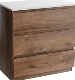 Linie Lado badkamermeubel met Lado wastafelblad voor waskom(men)