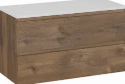 Linie Lado badkamermeubel met Lado wastafelblad voor waskom(men)