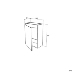 Linie Lado toiletmeubel met Vano wastafel