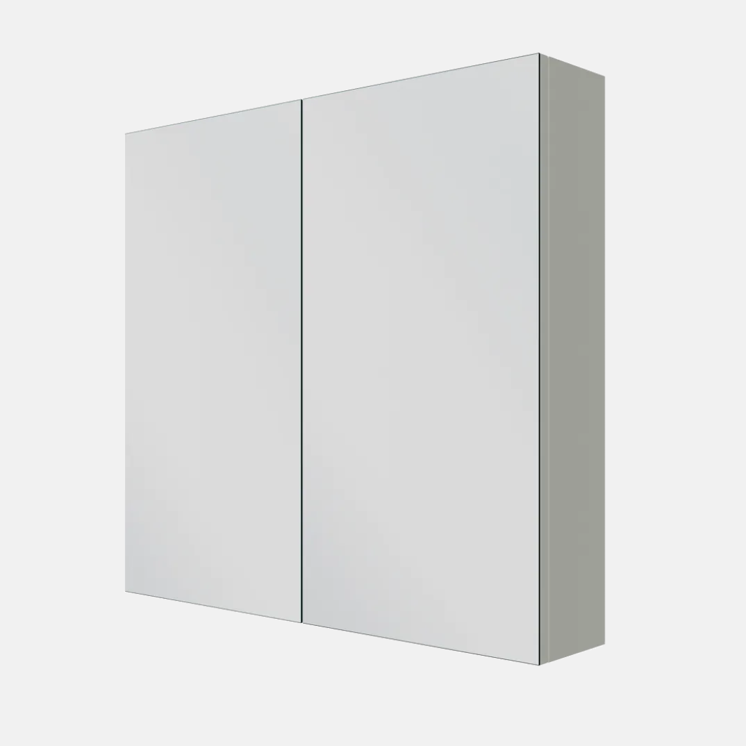 Linie Ribbo badkamermeubel met Baro wastafel en spiegelkast