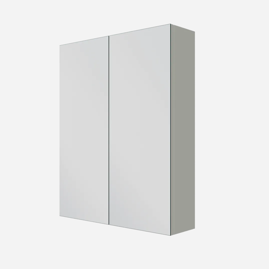Linie Ribbo badkamermeubel met Vano wastafel, spiegelkast en badkamerkast