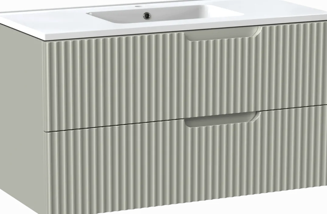 Linie Ribbo badkamermeubel met Vano wastafel