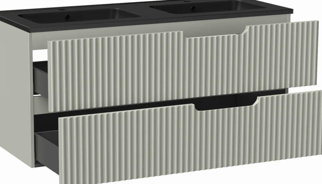 Linie Ribbo badkamermeubel met Vano wastafel