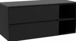 Storke Edge badkamermeubel met Panton wastafelblad voor waskom(men)