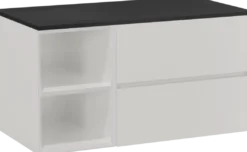 Storke Edge badkamermeubel met Panton wastafelblad voor waskom(men)