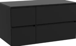 Storke Edge badkamermeubel met Panton wastafelblad voor waskom(men)