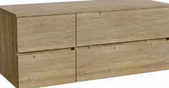 Storke Edge badkamermeubel met Panton wastafelblad voor waskom(men)