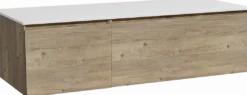 Storke Edge badkamermeubel met Tavola wastafelblad voor waskom(men)