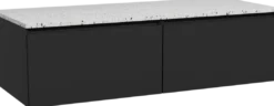 Storke Edge badkamermeubel met Tavola wastafelblad voor waskom(men)