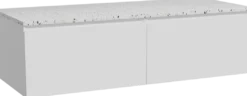 Storke Edge badkamermeubel met Tavola wastafelblad voor waskom(men)