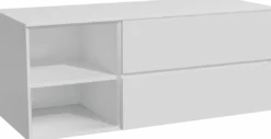 Storke Edge badkamermeubel met Tavola wastafelblad voor waskom(men)