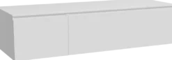 Storke Edge badkamermeubel met Tavola wastafelblad voor waskom(men)