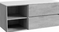 Storke Edge badkamermeubel met Tavola wastafelblad voor waskom(men)