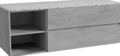 Storke Edge badkamermeubel met Tavola wastafelblad voor waskom(men)