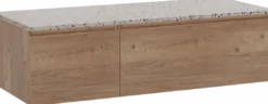 Storke Edge badkamermeubel met Tavola wastafelblad voor waskom(men)