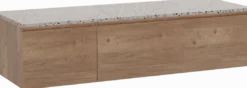 Storke Edge badkamermeubel met Tavola wastafelblad voor waskom(men)